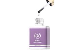 Gel de Pegamento para Uñas | 4 en 1 con Duración Prolongada | Gel De Puntas De Uñas Acrílicas LED Transparente | Para Casa Viaje Diario Diseño De Manicura Cuidado De Belleza Práctica Mujeres Principia