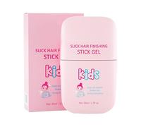 Gel de peinado para niños, gel para el cabello para niños con peine, lápiz de cera para el cabello para niños, fijación rápida para puntas rebeldes, control de encrespamiento, de acabado para