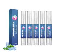 Gel de reparación de encías, gel de reparación de encías, geles reparadores de dientes, repara el deterioro de las encías, alivio de las encías, encías instantáneas y recuperación (5 unidades)