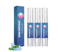 Gel de reparación de encías, gel de reparación de encías, geles reparadores de dientes, repara el deterioro de las encías, alivio de las encías, encías instantáneas y recuperación (3 unidades)