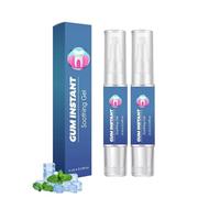 Gel de reparación de encías, geles de reparación de encías, geles reparadores de dientes, repara el deterioro de las encías, alivio de las encías, encías instantáneas y recuperación (2 unidades)