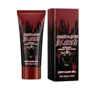 Gel de sangre, sangre de escenario, sangre artificial para Halloween, maquillaje de sangre falsa, accesorios de vampiro y maquillaje, maquillaje especial de 1,76 onzas, lavable, para hemorragias