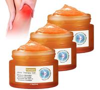 Gel de terapia de articulaciones de cúrcuma con aceite de emú, Gel de masaje calmante para aliviar el dolor, Calma eficaz para la espalda, el cuello, las manos y la rodilla (3 PCS)