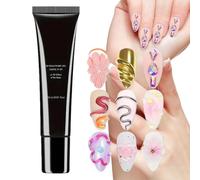 Gel de Uñas 3D Gel de Esculpido - Adhesivo Moldeador de Diseño para Uñas 15ml 3D | Productos de Cuidado Belleza Larga Duración para Estrás Postizas Escultura Polvo Gemas Calcas Cumpleaños