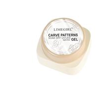 Gel de uñas 3D - pasta de escultura para dedos, 5 g de pegamento de extensión dura no pegajosa blanca | para principiantes Dibujo Molding Decoración Fácil de secar natural vegetal Manicura