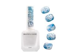 Gel de Uñas con Efecto Acuarela 12ML Esmalte de Uñas con Temática Marina
