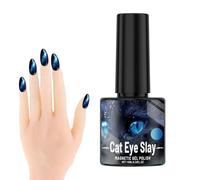 Gel De Uñas De Brillo Holográfico - Acabado De Imán De De Gato De 10 Ml, Pintura De Brillo Liso | Brillantes De Cura Rápida, De Gelatina Vibrantes Para Mujeres Para Mujeres De San Vale