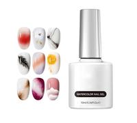Gel de Uñas Efecto Mármol Tinta,10ml Accesorios De Belleza De Mármol Transparente - Esmalte De Uñas En Gel De Color - para Manualidades Arte Salón Hogar Boda Fiesta Nupcial Verano Vacaciones Uso Diari