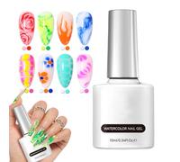 Gel de Uñas Efecto Mármol Tinta, 10ml Productos de Belleza Transparentes, Esmalte De Uñas En Gel, para Uso Diario Hogar Viaje Manicura Fiesta Boda Verano Vacaciones Manualidades y Arte