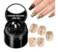 Gel de uñas - Solid | Glue de constructor 7ml Geles de escultura 3D no estancados | Herramienta de manualidades de uñas compacta portátil para tallar y modelar precisos en casa, escuela, e