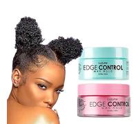 Gel Definidor Cera para fijar el cabello, Styling Gel Fijador & Hidratante para Rizos Ondas Twist Trenzas, Control de Bordes - Conditioning Gel, Pomada no grasa para Flyaways, pelo Frizz