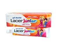 Gel Dental Lacer Junior Fresa 75 Ml - Higiene Dental Infantil Diaria