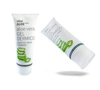 Gel Dérmico Aloe Vera 2x200ml | Hidratación Profunda y Calmante | Aloe Vera Ecológico de Canarias | Fórmula Vegana, Sin Parabenos | Rápida Absorción para Todo Tipo de Piel