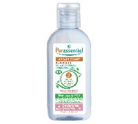 Gel desinfectante antibacteriano Puressentiel para pieles sensibles con 2 aceites vegetales 80 ml