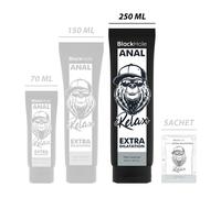Gel Dilatador Anal Base Agua Black Hole 150ml - Confort Intenso, Contenido 250 ml