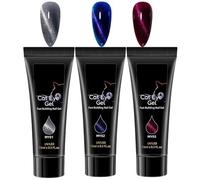 Gel Duro Para Uñas: Constructor De Brillo De 3 , Pasta Para Esculpir De Curado UV, Extensión De Superposición Fuerte, Herramienta De Arte De Manicura Profesional, Juego De Kit De Fortalecimiento