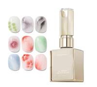 Gel Efecto Floración Para Uñas - 15ml Top Coat UV Estampado Efecto Floración,Capa Transparente Inocua Para Uñas - Regalo Mujeres: Esposa, Hermana, Amiga, Hija, Novia
