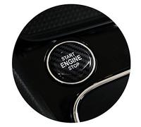 Gel Emblema Start Stop Botón Protectora Pegatinas Keyless Go Carbono Cover Tapa Cubierta