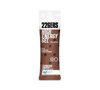 226ERS High Energy Gels | Geles Energéticos con 50g de Ciclodextrina como Hidrato y 80 mg de Cafeína, Vegano, Café Expresso - 1 Gel