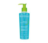 Gel espumoso Bioderma S?bium, limpiador y desmaquillante, purificante para piel mixta a grasa, 6.76 onzas l quidas
