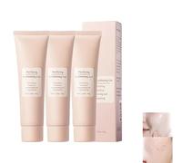 Gel exfoliante de Phansta, limpiador de exfoliante facial, gel de matorral exfoliante de la cara y la cara para la cara y el cuerpo, el matorral facial para el cuerpo para (3 Pcs)