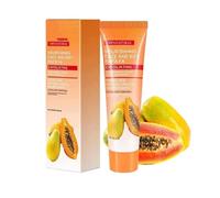 Gel exfoliante iluminador con esencia de papaya, limpiador exfoliante, exfoliante de papaya, hidratante y suavizante para rostro y cuerpo, gel limpiador exfoliante, hidratación profunda de la piel.