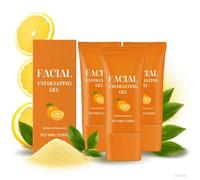 Gel exfoliante, limpieza facial y corporal, mezcla hidratante de limpieza profunda para eliminar la suciedad y el aceite Barniz blanqueador de la piel, hidratante suave (3 unidades)