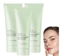 Gel exfoliante purificante, gel exfoliante, exfoliante, limpiador exfoliante facial, crema exfoliante para limpieza profunda e hidratación de la piel, gel purificante (3 pieza)