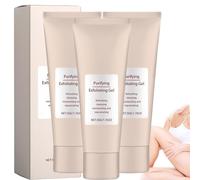 Gel Exfoliante Purificante Quarxery, Crema Purificante Quarxery, Exfoliante Facial Exfoliante, Gel Exfoliante Facial Y Corporal Para Rostro Y Cuerpo (3 botellas)