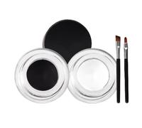Gel Eyeliner Waterproof Cosmetic, 2 Color Cream Makeup, Smudge Proof Lacquer Tool with Premium Build, Beauty Care System with Smart Design, Smooth Radiant Coverage Aid, Essential Companion