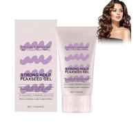 Gel Fijador Con Semilla De Lino Para Cabello Rizado - Sin Descamación, Hidratante Y Control Del Frizz - Fijación Firme O Suave - Definição De Rizos Elásticos Y Naturales - 114g