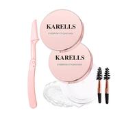 Gel Fijador De Cejas Transparente - 2 Piezas Con Cepillo, Bálsamo Y Jabón Para Cejas - Professional Makeup
