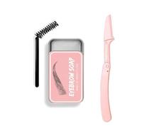 Gel Fijador De Cejas Transparente Con Cepillo - Bálsamo y Jabón Para Peinar Las Cejas - Professional Makeup