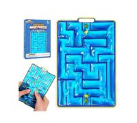 Gel Filled Labyrinth Sensory Toy for Autism, Stress Relief and Anxiety Relief for Kids and Teens, Blue Color
