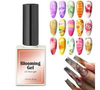 Gel floreciente | Barniz de uñas de gel transparente | Blossom UV Gel Politur | UV LED Blossom Gell Polnhh | Nail Bloominng Gell para la fabricación de mármol, acuarela y flores -Naill - Diseños