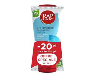 Gel Frescura Menthol Piernas Ligeras 2x150ml Certificado Bio Rap Phyto