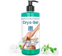Gel Frío Cryo, Muscular y Piernas Cansadas. Efecto Calmante Inmediato. Masaje Muscular de Recuperación Deporte y Post Entrenamiento. Elimina Retención de Líquidos. Gel Frío Profesional - 500 ml