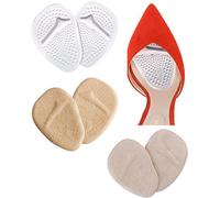 Gel Fuß Kissen,Ballenpolster (3 Paar/6 Stück) Schuheinlagen für High Heels Gelkissen für Fußballen, entzündeten Fußballen Korrektor für Schmerzlinderung von Frauen, Männer