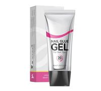 Gel Glue For Nail Tips | 30ml Waterproof Curing Needed | Clear Nail Glue Gel | For Mother Beginners Professionals Home Salon Beach Travel Dating