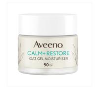 Gel hidratante de avena 50 ml. Aveeno Face Calm + Restore. El embalaje puede variar.