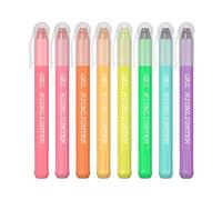 Gel Highlighter Pens, Feela 8 Biblia Highlighters Pastel marcadores surtidos Kit de estudio de colores