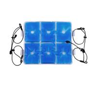 Gel Ice Pack, School Bag Ice Pad, Adjustable Cold Pads, Cooling Liners, Reusable Chill Mat, Easy Freeze, Lightweight Insert, Travel or Daily Use, 9.65x8.66x0.39 Inches