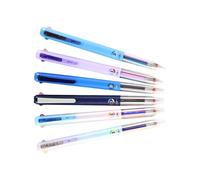 Gel Ink Pens - 18 Colors Retractable Pen Set, Smooth Writing, Bright Pigment, Comfortable Grip | 6 Piece Stationery Gel Ink Pens Marker Set For Student Teacher College Office Note-Taking Drawing