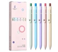 Gel Ink Pens - Smooth Quick Drying Writing Pen Set, Fine Point Roller Ball Stationery, Soft Black Ink Barrel Clip | Sleek Office Journaling Supplies, School Student Teacher Planner Note Taking Tools