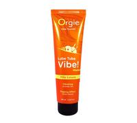 Gel Íntimo Besable con Efecto Vibración Medio - Lube Tube Vibe! Medium | Sabor Piña Colada | Base Acuosa, No Pegajoso, Lubricación Prolongada y Textura Sedosa | 100ml