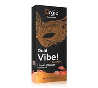 Dildos clásicos marca ALL BLACK Gel stimolante DUAL VIBE! SEX ON THE BEACH