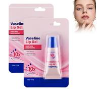 Gel Labial Hidratante Reparador - 2 Unidades Con Aceite De Rosa Mosqueta: Brillo Labial Ligero De Hidratación Instantánea, Bálsamo Nutritivo Diario Multiuso Para Labios Secos Y Agrietados Lip Gel