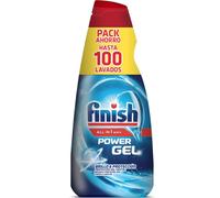 Gel Lavavajillas Finish All in 1 Max Brillo y protección Duplo 50+50 dosis