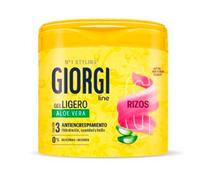 Giorgi Line - Gel Ligero Especial Rizos 400 ml - Con Aloe Vera - Rizos Definidos, Elásticos y Sin Encrespamiento - Hidratación, Suavidad y Brillo Natural - 0% Alcohol y Siliconas