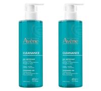 Gel limpiador Avène Cleanance (pack de 2 unidades de 400 ml)